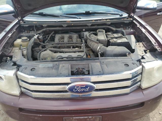 2FMGK5DC1BBD26025 - 2011 FORD FLEX LIMITED Burgund zdjęcie 12
