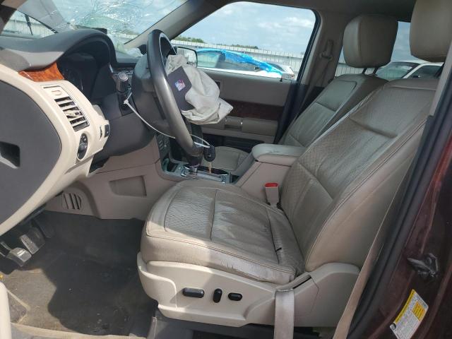 2FMGK5DC1BBD26025 - 2011 FORD FLEX LIMITED Burgund zdjęcie 7