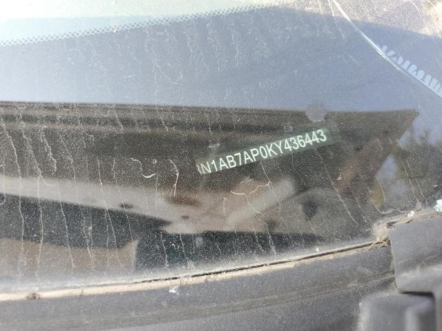 3N1AB7AP0KY436443 - 2019 NISSAN SENTRA S WHITE photo 12