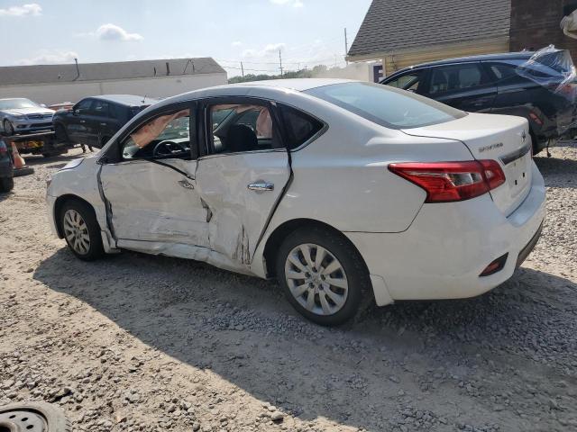 3N1AB7AP0KY436443 - 2019 NISSAN SENTRA S WHITE photo 2