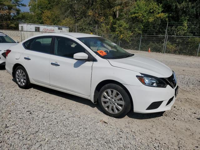 3N1AB7AP0KY436443 - 2019 NISSAN SENTRA S WHITE photo 4
