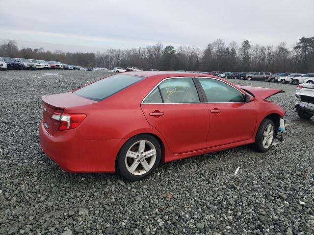 4T1BF1FK5DU669493 - 2013 TOYOTA CAMRY L RED photo 3