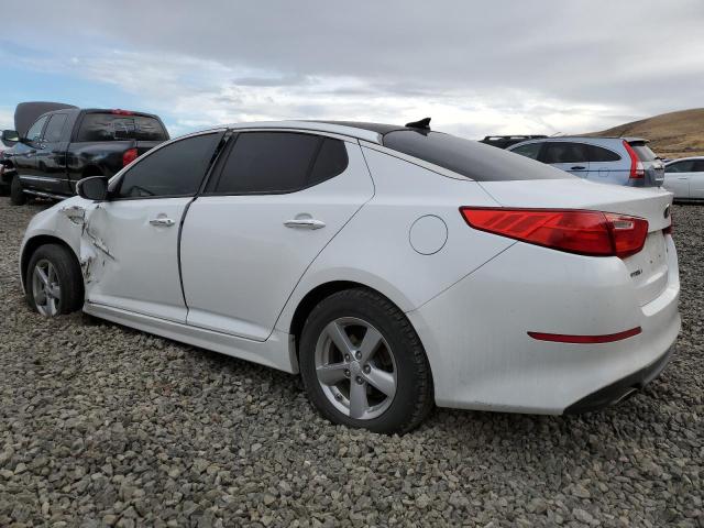 5XXGM4A70EG310614 - 2014 KIA OPTIMA LX WHITE photo 2