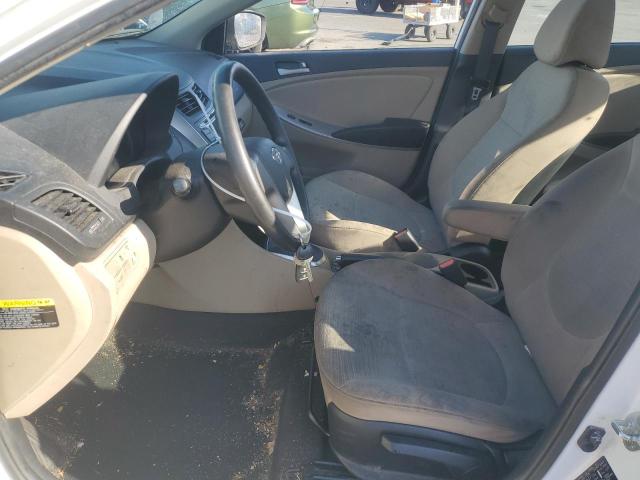 KMHCT4AE0FU937577 - 2015 HYUNDAI ACCENT GLS WHITE photo 7