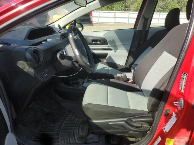 JTDKDTB31E1571052 - 2014 TOYOTA PRIUS C 红色 照片 7