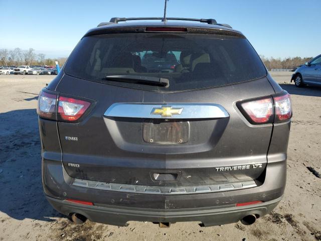 1GNKVJKD8FJ328132 - 2015 CHEVROLET TRAVERSE LTZ GRAY photo 6