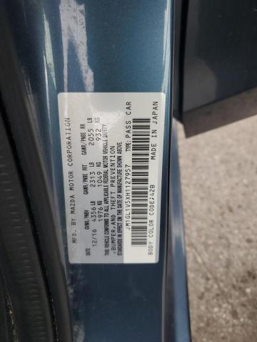 JM1GL1V5XH1127957 - 2017 MAZDA 6 TOURING 蓝色 照片 12