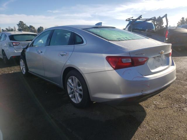 1G1ZD5ST5JF250227 - 2018 CHEVROLET MALIBU LT SILVER photo 2