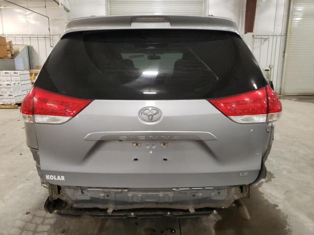 5TDKK3DC8ES457555 - 2014 TOYOTA SIENNA LE SILVER photo 6