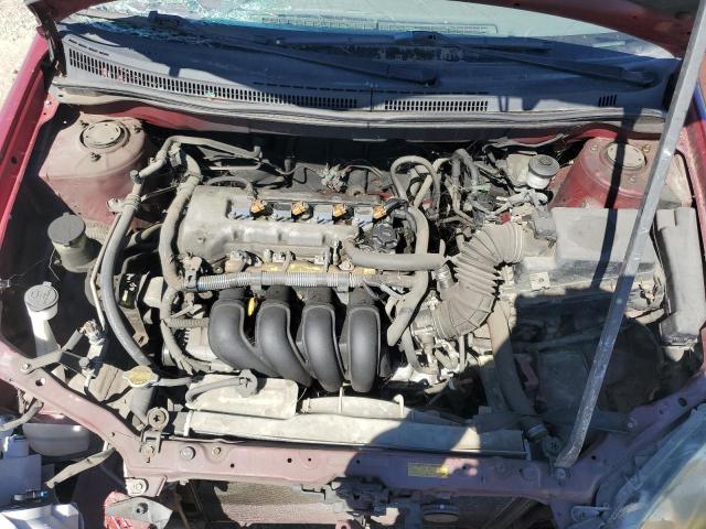 1NXBR32E65Z440969 - 2005 TOYOTA COROLLA CE RED photo 11
