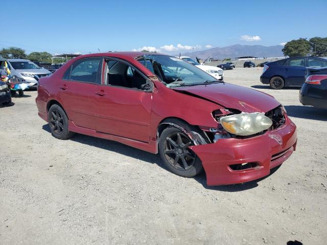 1NXBR32E65Z440969 - 2005 TOYOTA COROLLA CE RED photo 4