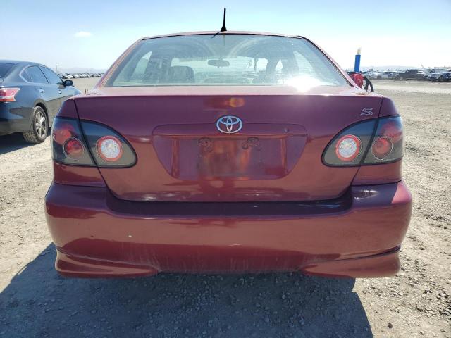 1NXBR32E65Z440969 - 2005 TOYOTA COROLLA CE RED photo 6