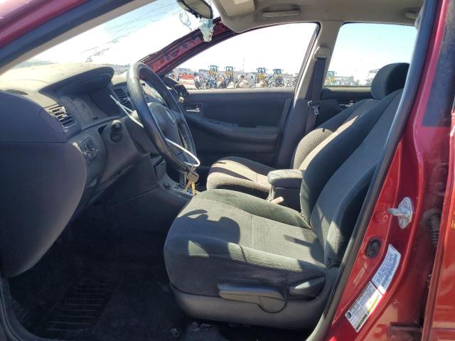 1NXBR32E65Z440969 - 2005 TOYOTA COROLLA CE RED photo 7