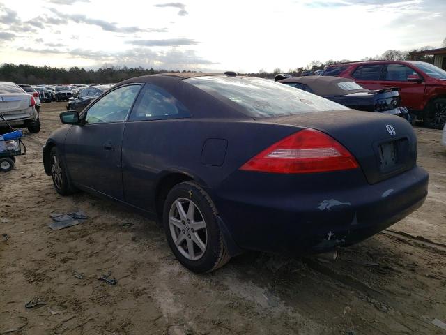 1HGCM82674A009104 - 2004 HONDA ACCORD EX BLUE photo 2