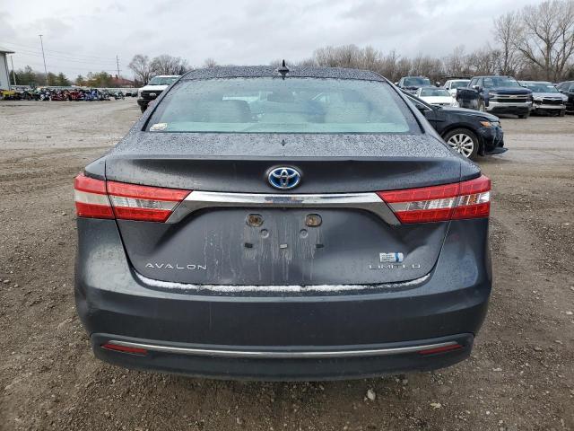 4T1BD1EB1DU006672 - 2013 TOYOTA AVALON HYBRID GRAY photo 6