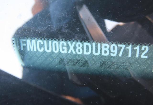 1FMCU0GX8DUB97112 - 2013 FORD ESCAPE SE GRAY photo 10