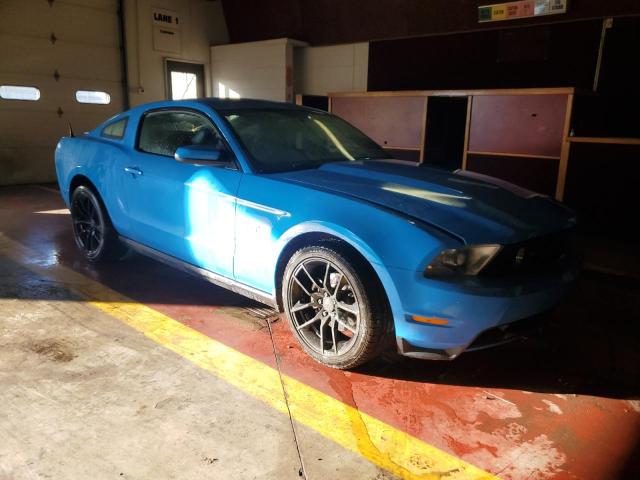 1ZVBP8CH5A5148411 - 2010 FORD MUSTANG GT BLUE photo 4