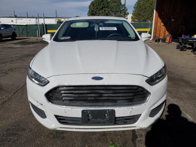 3FA6P0H75GR105172 - 2016 FORD FUSION SE WHITE photo 5
