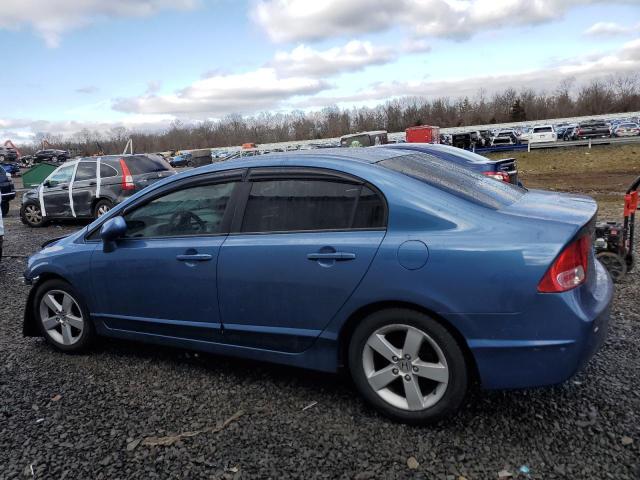 1HGFA16898L029289 - 2008 HONDA CIVIC EX BLUE photo 2