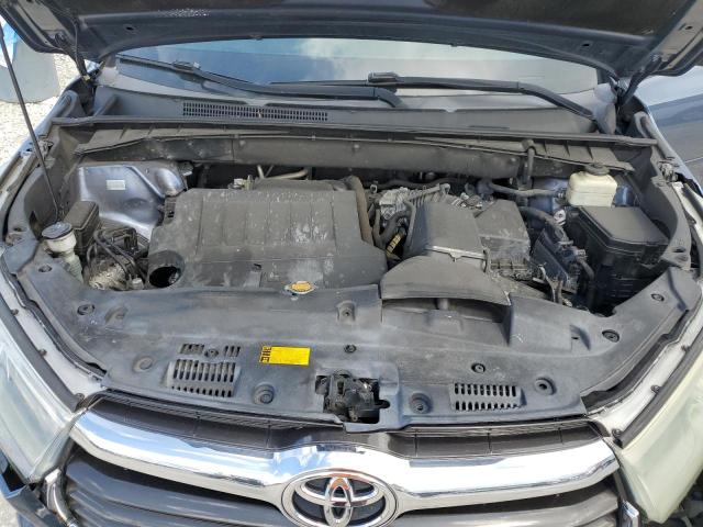 5TDKKRFH9FS078240 - 2015 TOYOTA HIGHLANDER XLE Կապույտ լուսանկար 12