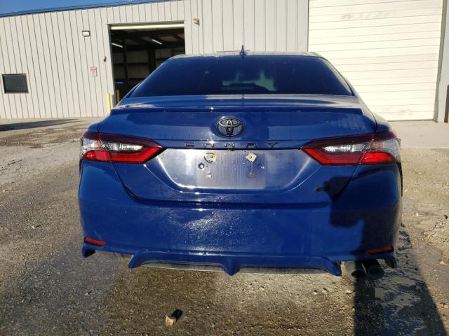 4T1T11AK7PU163937 - 2023 TOYOTA CAMRY SE NIGHT SHADE BLUE photo 6