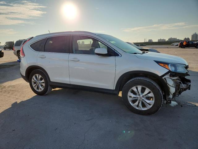 5J6RM3H74DL037324 - 2013 HONDA CR-V EXL WHITE photo 4