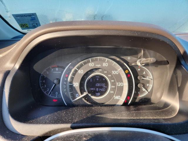 5J6RM3H74DL037324 - 2013 HONDA CR-V EXL WHITE photo 9