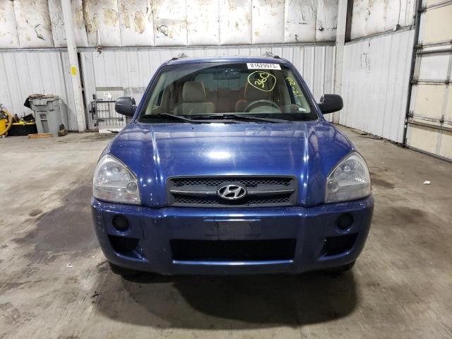 KM8JM12B47U653622 - 2007 HYUNDAI TUCSON GLS BLUE photo 5