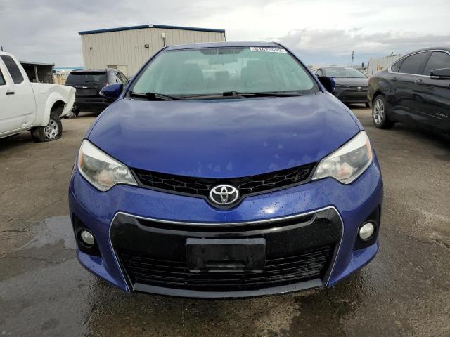 5YFBURHE4EP053346 - 2014 TOYOTA COROLLA L BLUE photo 5