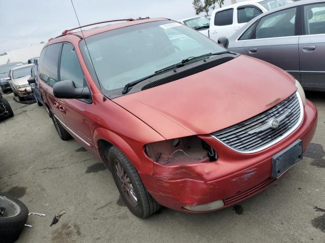 2C8GP64L01R392078 - 2001 CHRYSLER TOWN & COU LIMITED RED photo 4