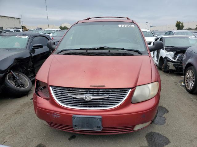 2C8GP64L01R392078 - 2001 CHRYSLER TOWN & COU LIMITED RED photo 5