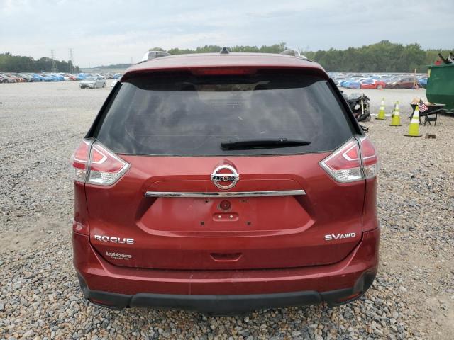 KNMAT2MV1FP557917 - 2015 NISSAN ROGUE S RED photo 6