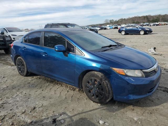 2HGFB2F51CH563918 - 2012 HONDA CIVIC LX BLUE photo 4