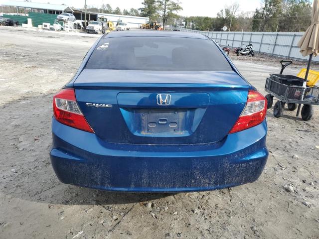 2HGFB2F51CH563918 - 2012 HONDA CIVIC LX BLUE photo 6