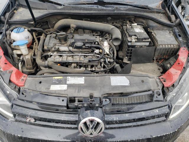WVWPF7AJ6DW067265 - 2013 VOLKSWAGEN GOLF R أسود صورة 11