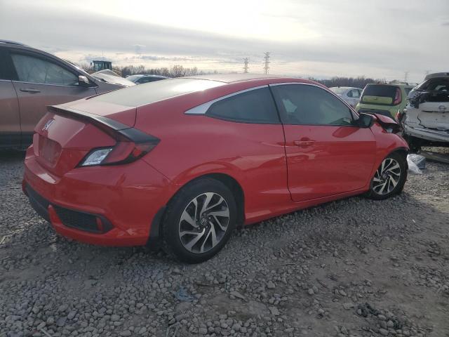 2HGFC4B65LH303044 - 2020 HONDA CIVIC LX RED photo 3