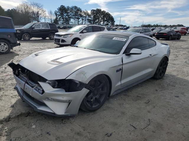 1FA6P8CF2K5201916 - 2019 FORD MUSTANG GT SILVER photo 1