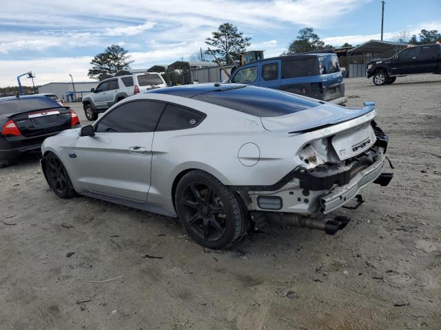 1FA6P8CF2K5201916 - 2019 FORD MUSTANG GT SILVER photo 2