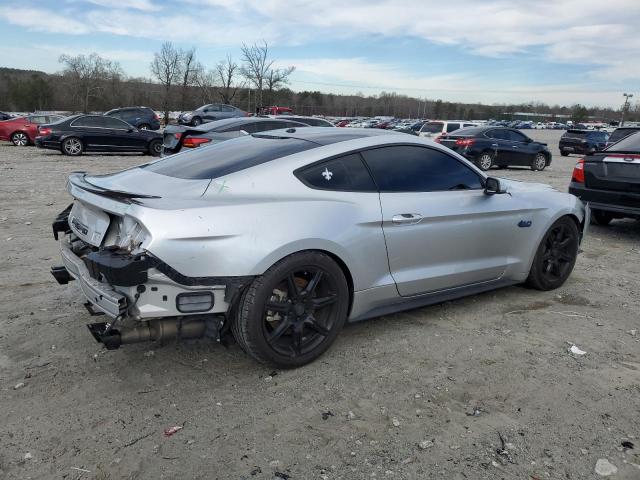 1FA6P8CF2K5201916 - 2019 FORD MUSTANG GT SILVER photo 3