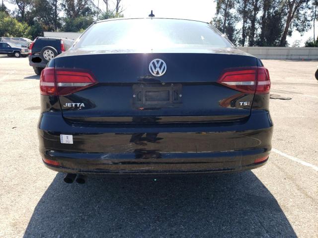 3VW267AJ4GM236159 - 2016 VOLKSWAGEN JETTA S BLACK photo 6