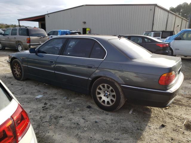 WBAGH8345YDP10257 - 2000 BMW 740 IL CHARCOAL photo 2