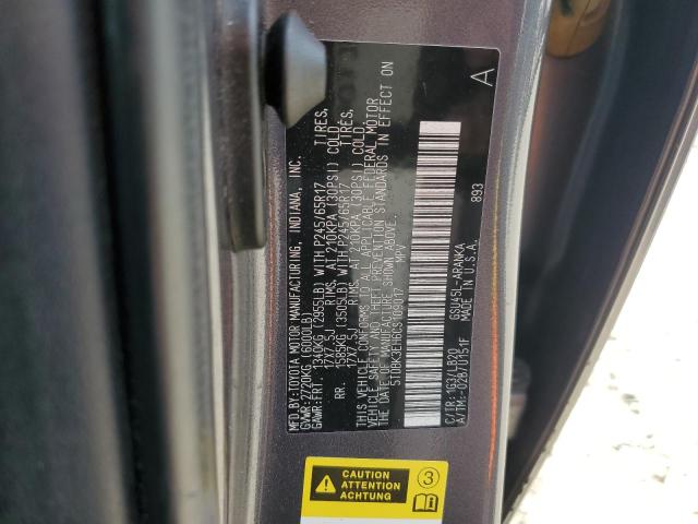 5TDBK3EH6CS109017 - 2012 TOYOTA HIGHLANDER BASE Серый фото 13