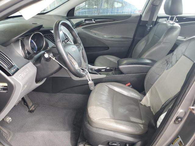 5NPEC4AC1DH624718 - 2013 HYUNDAI SONATA SE GRAY photo 7