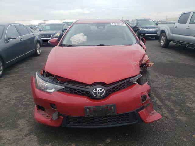 JTNKARJE0JJ561035 - 2018 TOYOTA COROLLA IM RED photo 5