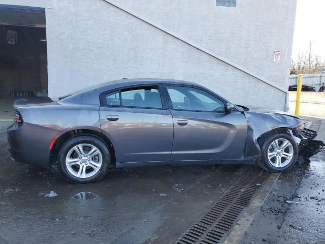 2C3CDXBG3NH255172 - 2022 DODGE CHARGER SXT GRAY photo 3