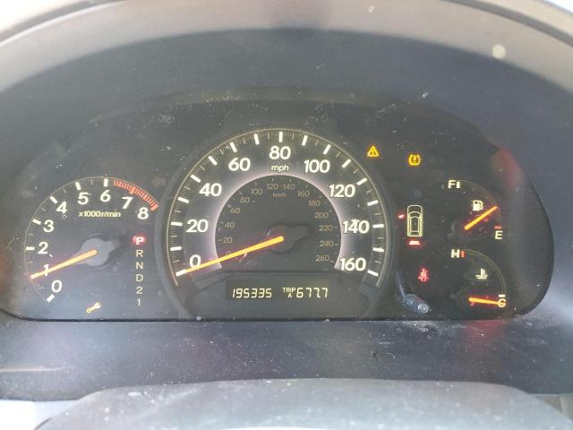 5FNRL38648B000511 - 2008 HONDA ODYSSEY EXL SILVER photo 9