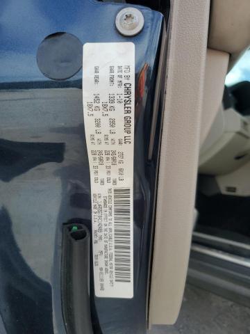 1J4RS5GT8AC142489 - 2010 JEEP GRAND CHER LIMITED BLUE photo 14