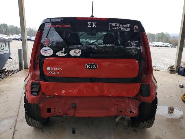 KNDJP3A56K7645662 - 2019 KIA SOUL + RED photo 6