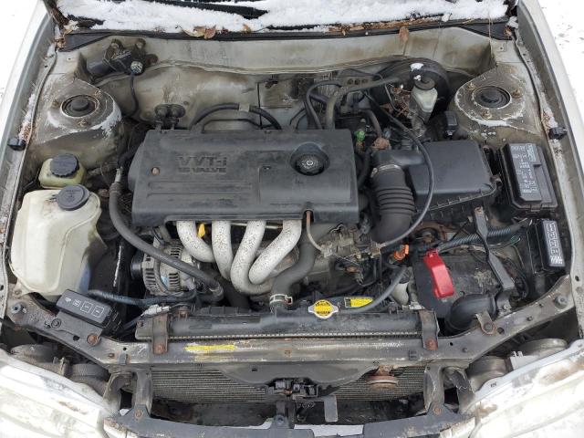 2T1BR12E72C868115 - 2002 TOYOTA COROLLA CE TAN photo 11