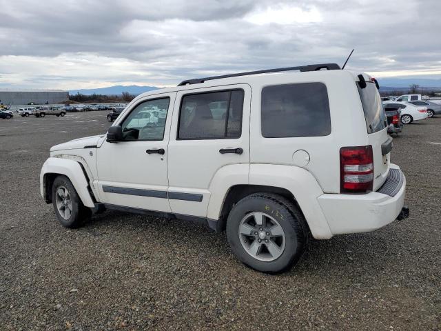 1J8GN28KX8W178310 - 2008 JEEP LIBERTY SPORT WHITE photo 2